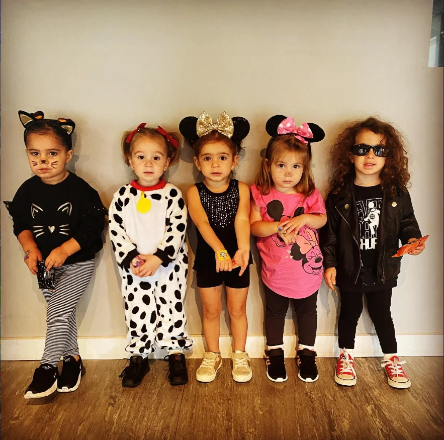 Young ICON dancers in class