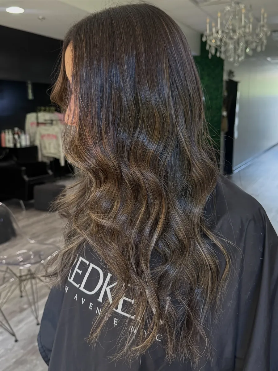 Dimensional brunette waves by Sophia